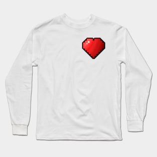 Pixel - Heart Long Sleeve T-Shirt